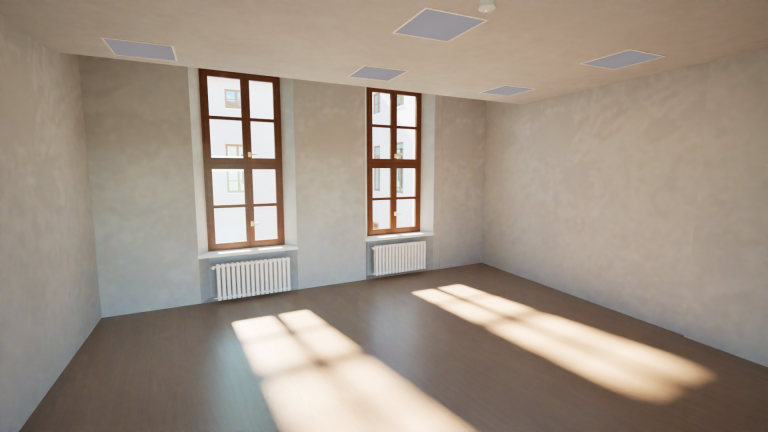 stanza tipo luce naturali
